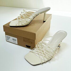 NIB, Steve Madden Sugar Bone Strappy Sandals